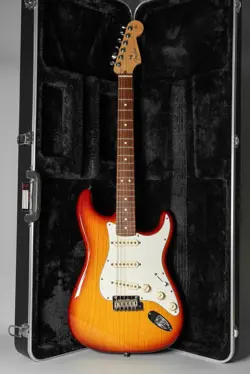 2013 FENDER AMERICAN STANDARD STRATOCASTER SIENNA BURST W/HSC