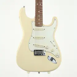 FENDER JEFF BECK STRATOCASTER NOISELESS OLYMPIC WHITE ELECTRIC GUITAR USED F/S
