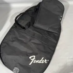FENDER SOFT BLACK ACOUSTIC GUITAR GIG BAG PADDED WITH ZIP POCKET 44