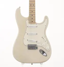 FENDER MEXICO FSR STANDARD STRATOCASTER WHITE BLONDE USED ALDER BODY W/SOFT CASE