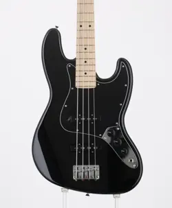 FENDER M.I.J.HYBRID II JAZZ BASS BLACK USED 2022 ALDER BODY W/SOFT CASE