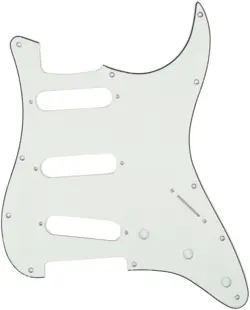 PICKGUARD FOR FENDER® STRATOCASTER STRAT USA MIM STANDARD SSS 11-HOLE AGED WHITE