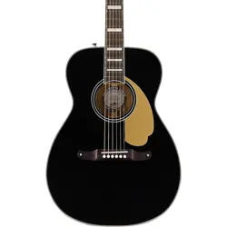 FENDER CALIFORNIA MALIBU VINTAGE ACOUSTIC-ELECTRIC GUITAR BLACK