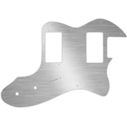 FENDER 1999-PRESENT MIM & 12-13 AMERICAN VINTAGE TELE THINLINE FAUX BRUSH SILVER