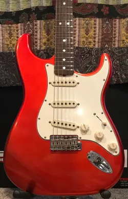 2022 FENDER CUSTOM SHOP '66 STRATOCASTER DELUXE C C AGED CANDY APPLE RED