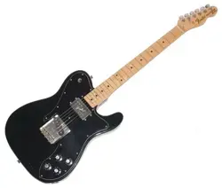 USED FENDER JAPAN TC72-70 MIJ CIJ TELECASTER CUSTOM BLACK SH 3.7KG W/OGB