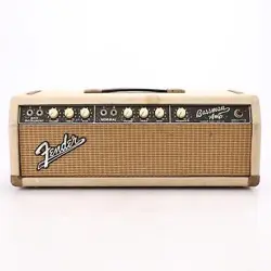 1964 FENDER BASSMAN 6G6-B BLONDE GUITAR AMPLIFIER HEAD #46508