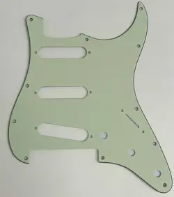 VINTAGE GREEN PICKGUARD FIT FENDER PLAYER STRATOCASTER FLOYD ROSE SSS STYLE