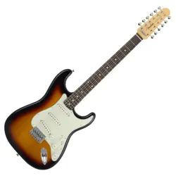 FENDER MADE IN JAPAN LIMITED STRATOCASTER XII ROSEWOOD FINGERBOARD 3 COLOR SUN