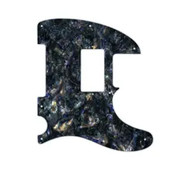 PICKGUARD FOR FENDER BLACKTOP TELECASTER BLACK ABALONE