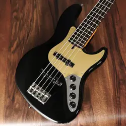 FENDER DELUXE JAZZ BASS V KAZUKI ARAI EDITION ROSEWOOD FINGERBOARD, BLACK
