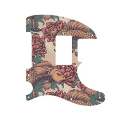 PICKGUARD FOR FENDER BLACKTOP TELECASTER KOI TATTOO