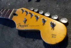 GENUINE FENDER RELIC STRAT NECK AGED NITRO 60S STRATOCASTER MR G'S CUSTOM SHOP