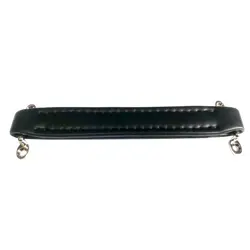 BLACK LEATHER STYLE GUITAR AMPLIFIER HANDLE STRAP FOR FENDER AMP INSTRUMENTS