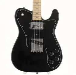 FENDER JAPAN TC72-70 BLACK ELECTRIC GUITAR USED GOOD CONDITION F/S FROM JAPAN