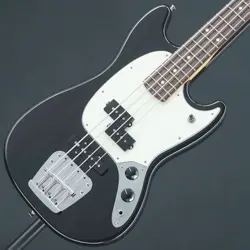 ELECTRIC BASS GUITAR FENDER JAPAN HYBRID MUSTANG BASS SOFT CASE 4 STRING USED