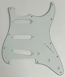 3 PLY PARCHMENT PICKGUARD FIT FENDER PLAYER STRATOCASTER FLOYD ROSE SSS STYLE