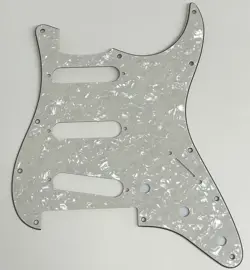 IVORY WHITE PEARL PICKGUARD FIT FENDER PLAYER STRATOCASTER FLOYD ROSE SSS STYLE