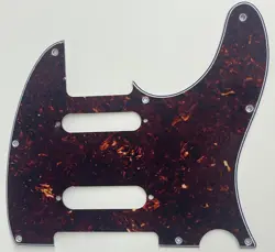 BROWN TORTOISE PICKGUARD FIT FENDER TELECASTER NASHVILLE TELE SS GUITAR PARTS