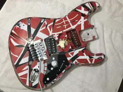FENDER STRAT BODY EVH STRIPES FLOYD ROSE READY