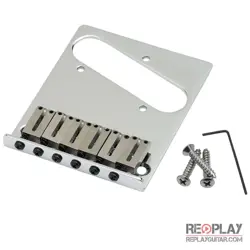 FENDER 6-SADDLE AMERICAN SERIES TELE BRIDGE ASSEMBLY