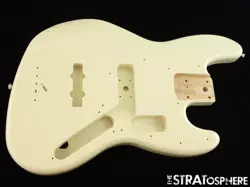 FENDER SQUIER AFFINITY JAZZ BASS BODY PARTS OLYMPIC WHITE