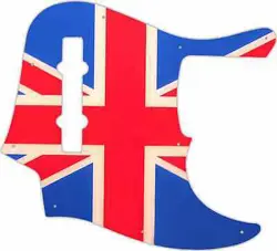 WD CUSTOM PICKGUARD FOR FENDER AMERICAN ELITE 5 STRING JAZZ BASS V #G02 BRITI...