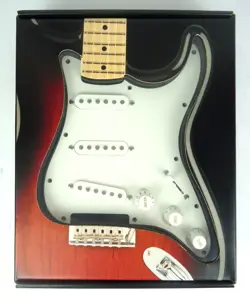 FENDER SQUIER PRE-WIRED  LOADED 11-HOLE PARCHMENT PICKGUARD