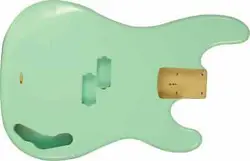 WD PREMIUM FINISHED REPLACEMENT BODY FOR FENDER PRECISION BASS SURF GREEN ALDER