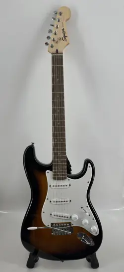 SQUIER BY FENDER SUNBURST STRAT ELECTRIC GUITAR
