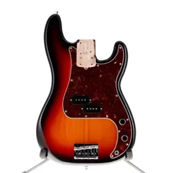 FENDER AMERICAN PRO II P BASS BODY 3 TONE SUNBURST FULLY LOADED!