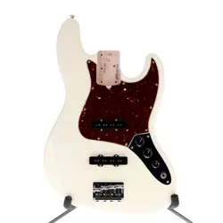 FENDER AMERICAN PRO II JAZZ BASS BODY OLYMPIC WHITE FINISH FULLY LOADED!