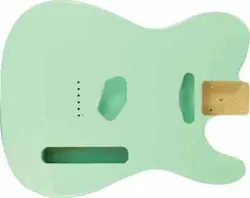 WD PREMIUM FINISHED REPLACEMENT BODY FOR FENDER TELECASTER SURF GREEN ALDER