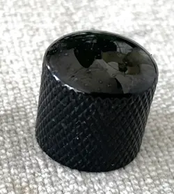 2003 FENDER SQUIER SHOWMASTER ELECTRIC GUITAR VOLUME TONE ORIGINAL BLACK KNOB