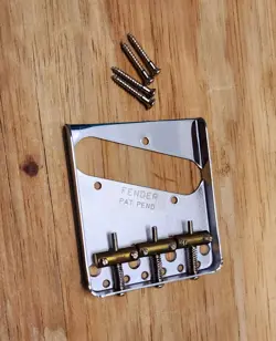 FENDER USA TELECASTER VINTAGE 3 SADDLE BRIDGE TELE