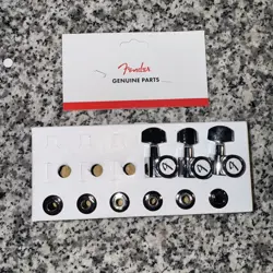 GENUINE FENDER CHROME LOCKING TUNERS 