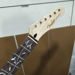 TL ELECTRIC GUITAR NECK MAPLE 22 FRET FOR DIY FENDER REPLACE ROSEWOOD INLAY