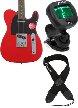 SQUIER 0373451558 + FENDER 0239978005 + FENDER 0990662043 VALUE BUNDLE