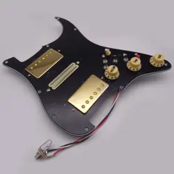 FOR FENDER STRAT GUITAR PREWIRED LOADED PICKGUARD WITH HSH AINICO 5 PICKUPS