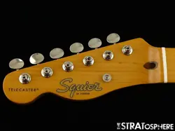 LEFTY FENDER SQUIER CLASSIC VIBE 50S TELECASTER NECK + TUNERS TELE TINTED MAPLE