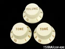 FENDER ERIC JOHNSON STRAT GUITAR KNOBS TONE VOLUME STRATOCASTER GUITAR PART.