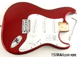 FENDER STANDARD STRATOCASTER STRAT LOADED BODY GUITAR PARTS POPLAR CANDY COLA