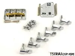 FENDER AMERICAN PROFESSIONAL II TELE DELUXE CHROME HARDWARE SET TELECASTER 