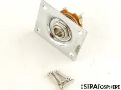 FENDER SQUIER SONIC SERIES TELECASTER TELE OUTPUT JACK, CHROME GUITAR 