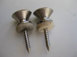 VINTAGE FENDER STRATOCASTER GUITAR SET OF STRAP BUTTONS FOR PROJECT UPGRADE