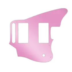 PICKGUARD FOR FENDER BLACKTOP JAGUAR PINK MIRROR