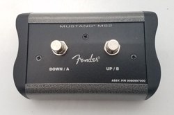 FENDER MUSTANG MS2 2 BUTTON PEDAL AMP FOOTSWITCH WORKS