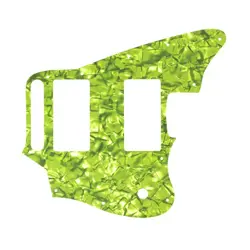 PICKGUARD FOR FENDER BLACKTOP JAGUAR LIME GREEN