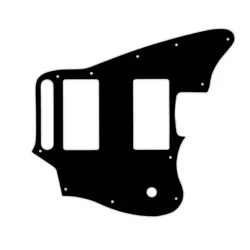 PICKGUARD FOR FENDER BLACKTOP JAGUAR BLACK CREAM BLACK 