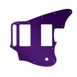 PICKGUARD FOR FENDER BLACKTOP JAGUAR PURPLE MIRROR